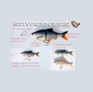 Savage Gear 3D Line Thru Roach Swimbait