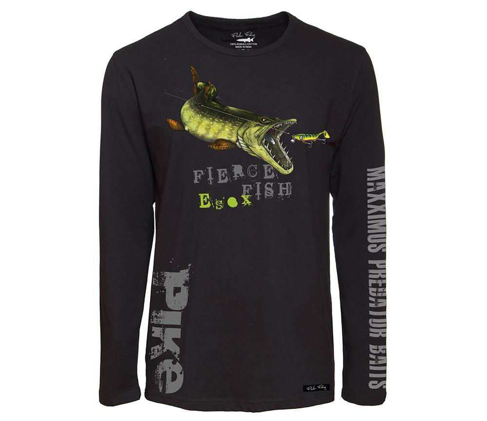 Fladen Hungry Pike Long Sleeve T-Shirt
