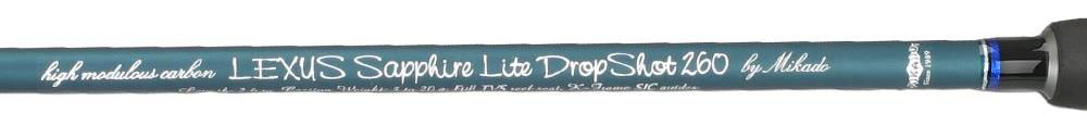 Mikado LX Sapphire Lite Drop Shot spinning rods 2 pcs