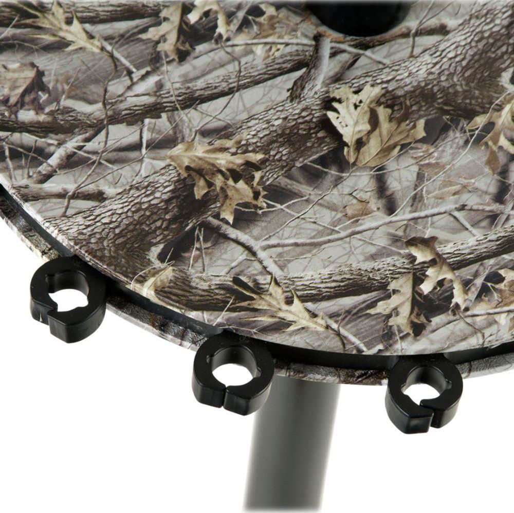 Organized Fishing Camouflage Round Floor Rod Rack