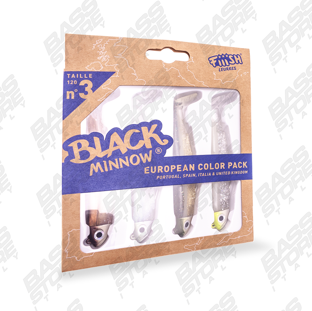 Fiiish Leurres Black Minnow European Colors Pack Shore 2019