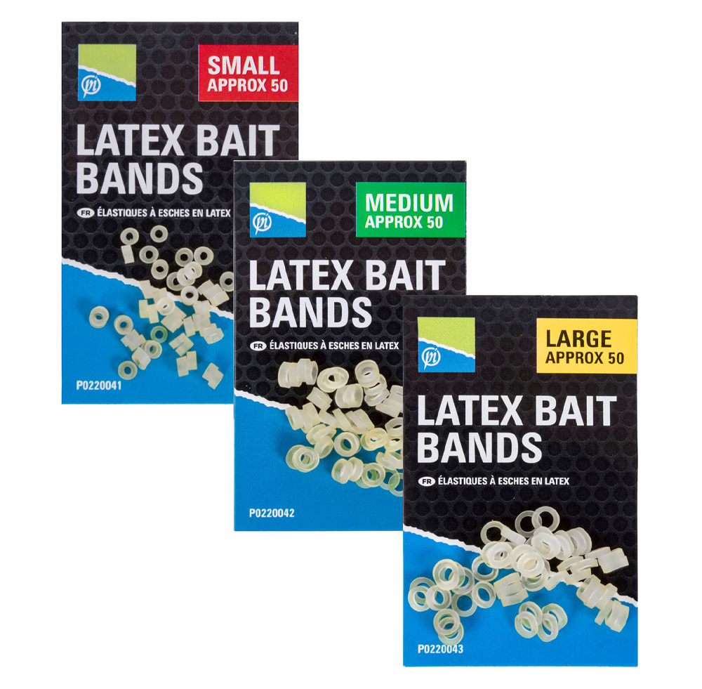 Bandas De Latex Para Cebo Gardner 3.2mm - Paquete 100 Unidades, Para Pesca Con Boilies