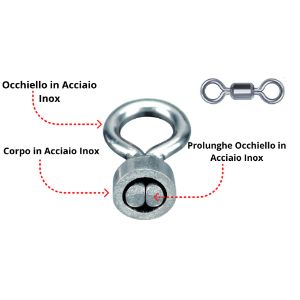 Lampogamma Girella Rolling Strong Acciaio Inox