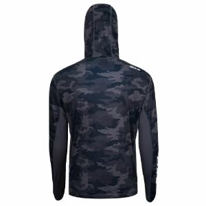 BKK FISHING HOOKS Long Sleeve Performance Shirt Camo