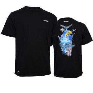 BKK FISHING HOOKS Short Sleeve Casual Shirt Brand Values GT