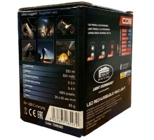 Immagine di Lineaeffe Cob Led Red Rechargeable Head Light