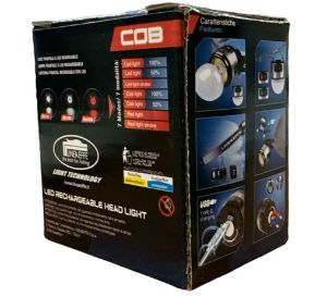 Immagine di Lineaeffe Cob Led Red Rechargeable Head Light