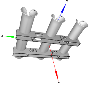 Picture of Fixed wall rod holder