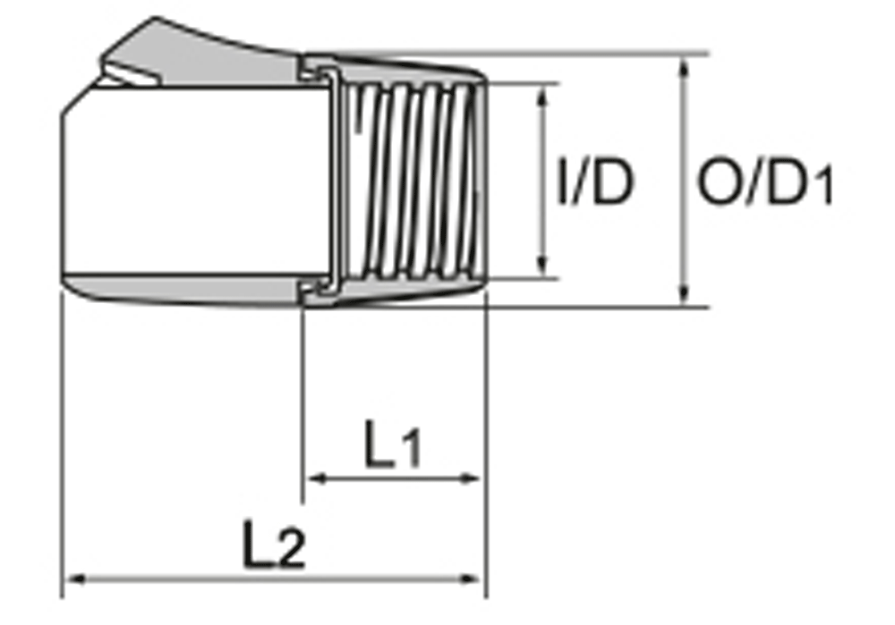 Image de Fuji Pipe Type Reel Seat SKSS-ASH